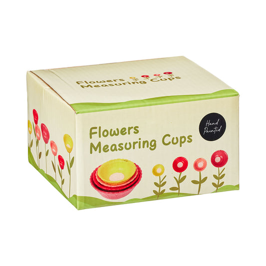 Flowers Measuring Cups