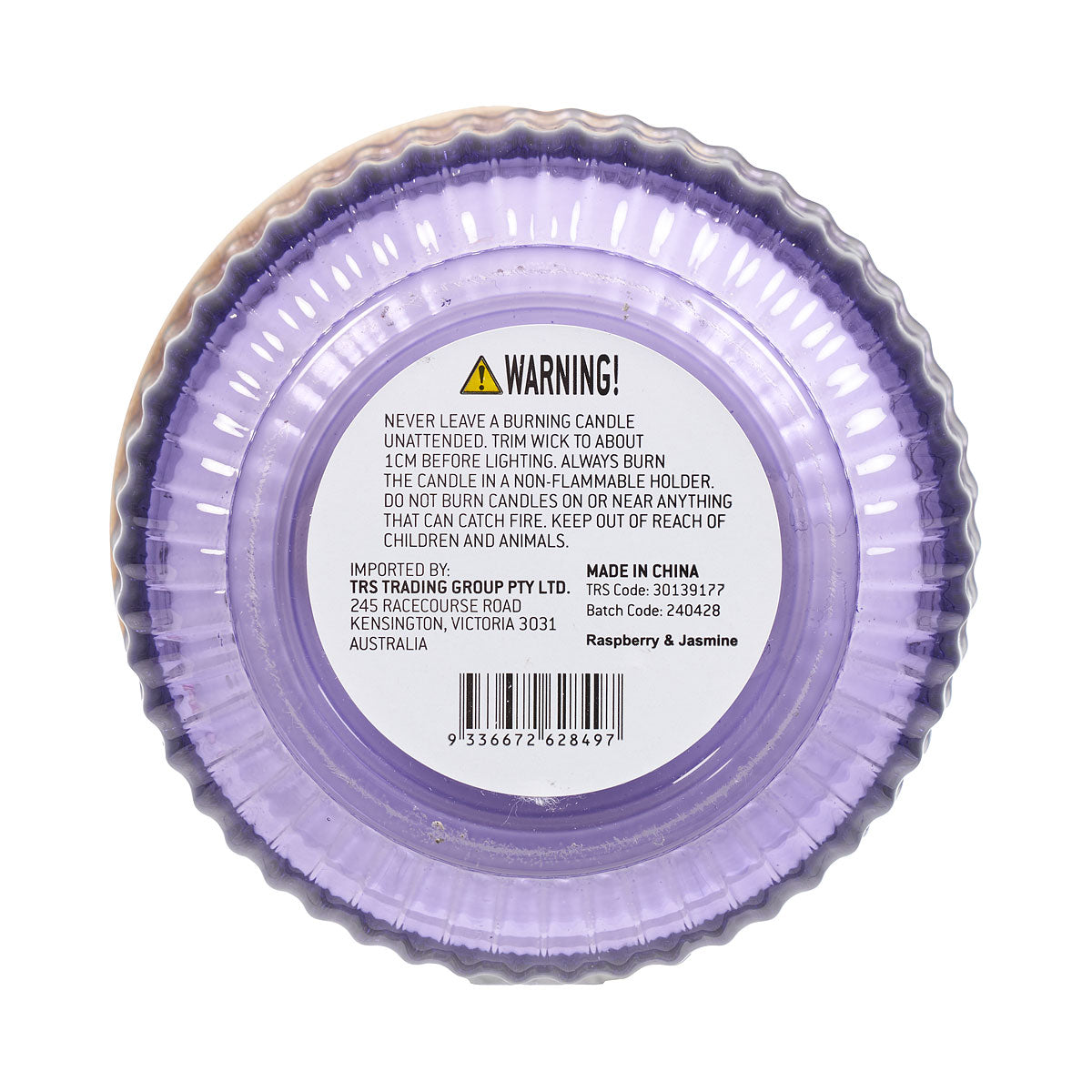 Bold Floral 2-Wick Candle With Wooden Lid Assorted