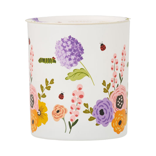 Printed Glass Candle Bold/Garden