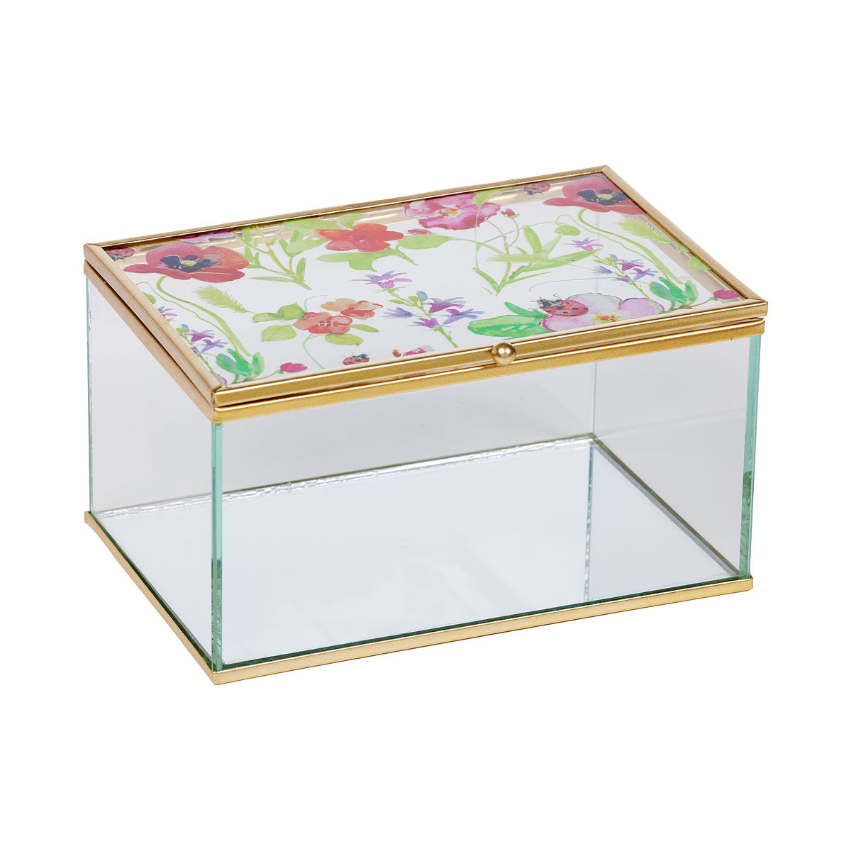 Garden Glass Jewellery Box