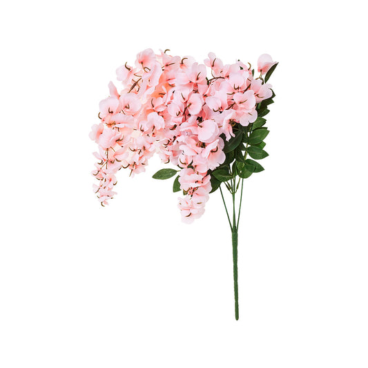 Faux Wisteria Bunch White/Purple/Pink