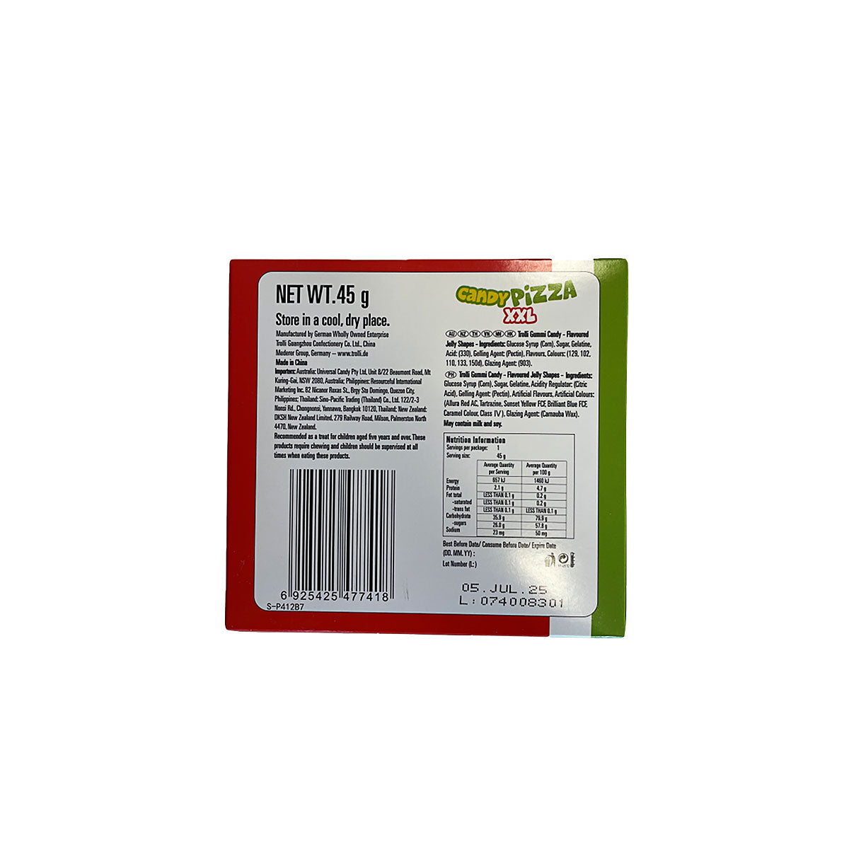 Trolli XXL Pizza 45g