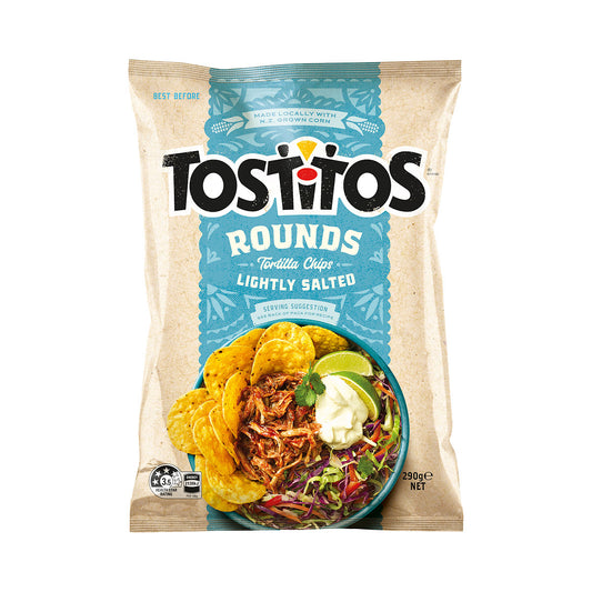 Tostitos Rounds Lightly Salted 290g