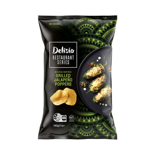 Delisio Grilled Jalapeno Poppers 140g