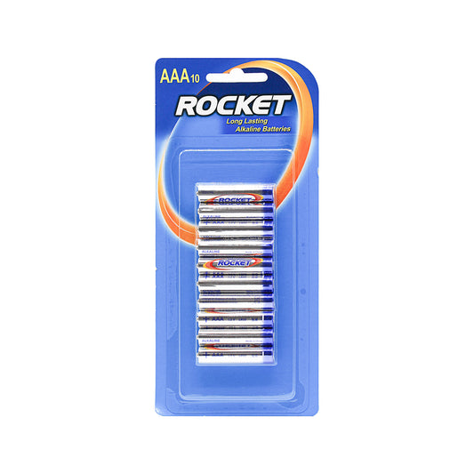 Rocket AAA Alkaline Batteries 10pk