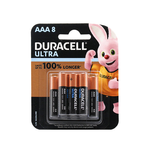 Duracell Ultra AAA Alkaline Batteries 8pk