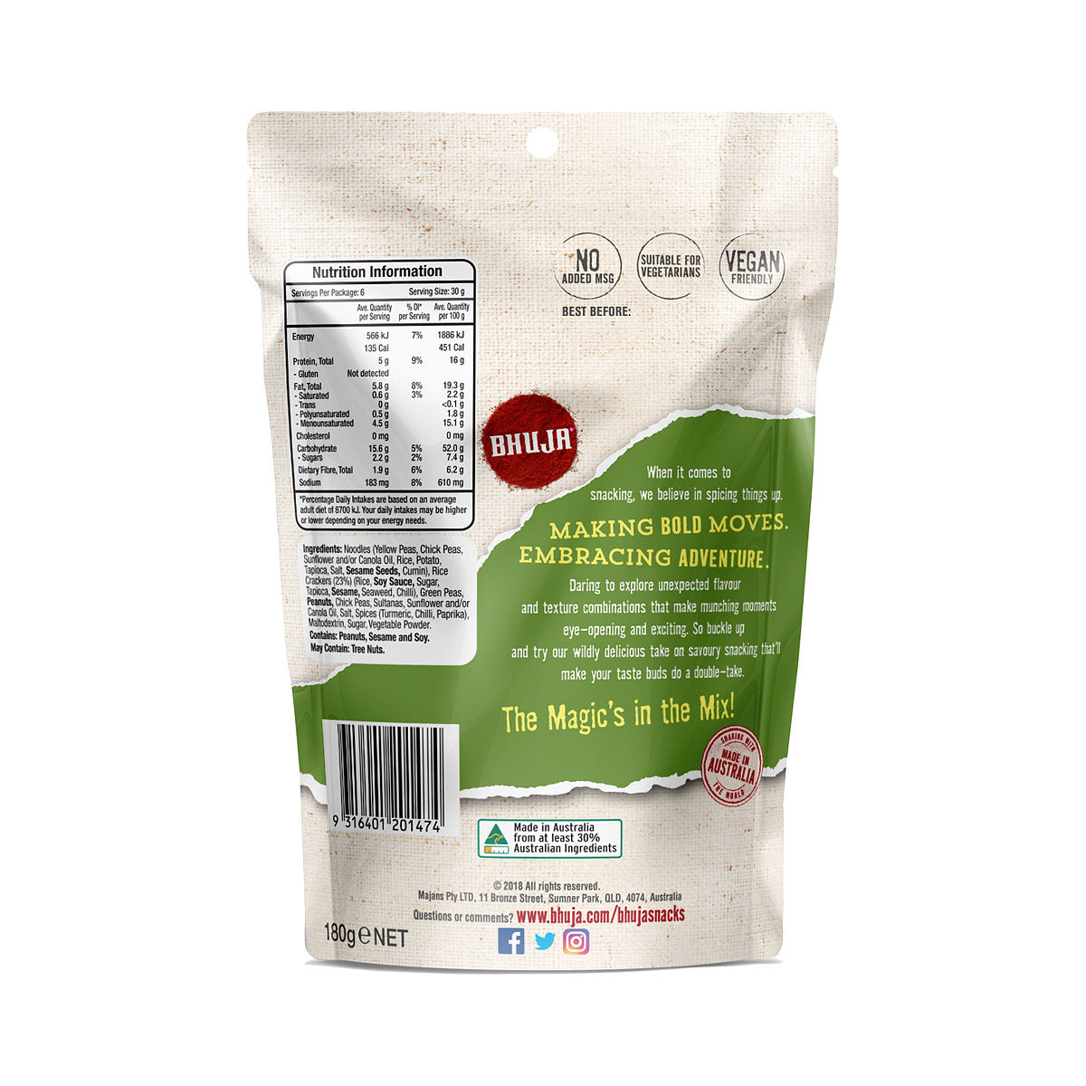 Bhuja Cracker Mix 180g