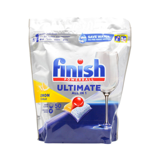 Finish Ultimate All In 1 Lemon Dishwashing Tablets 50pk