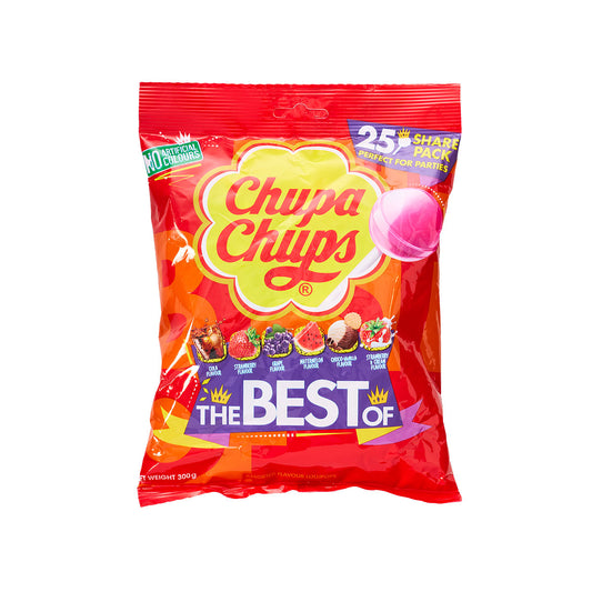 Chupa Chups Best Of All 300g 25pk
