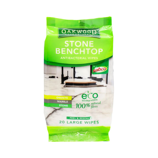 Oakwood Abac Stone Benchtop Wipes 20pk