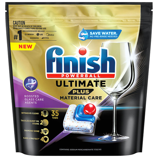 Finish Tab Ultra Plus Material Care 35pk
