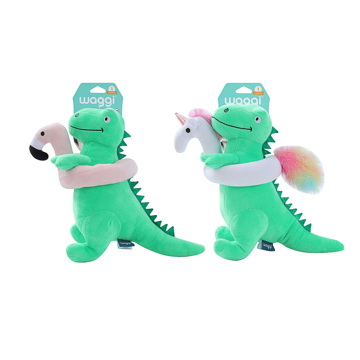 Waggi Plush Pool Party Dinos Assorted