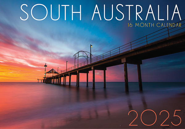 South Australia 2025 16 Month Calendar