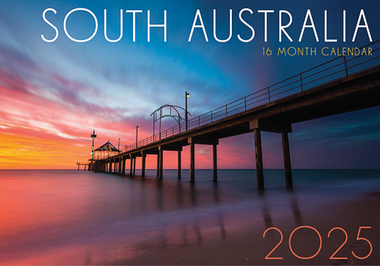 South Australia 2025 16 Month Calendar