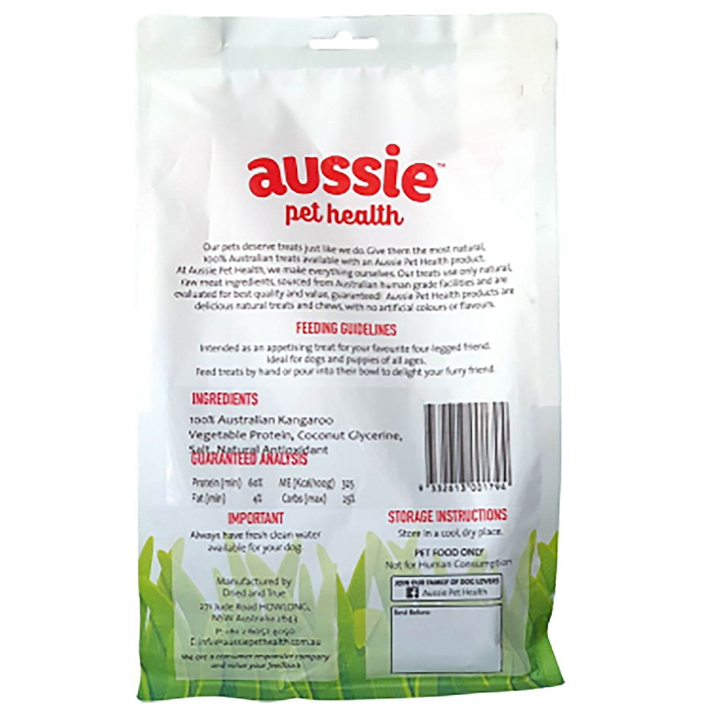 Aussie Pet Health Kangaroo Jerky 500g