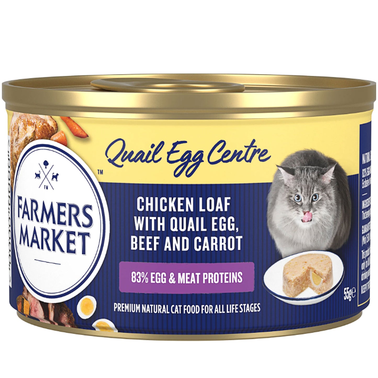 Farmers Market Chicken Loaf With Quail Egg 55g