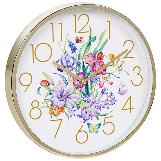 Secret Garden Printed Clock
