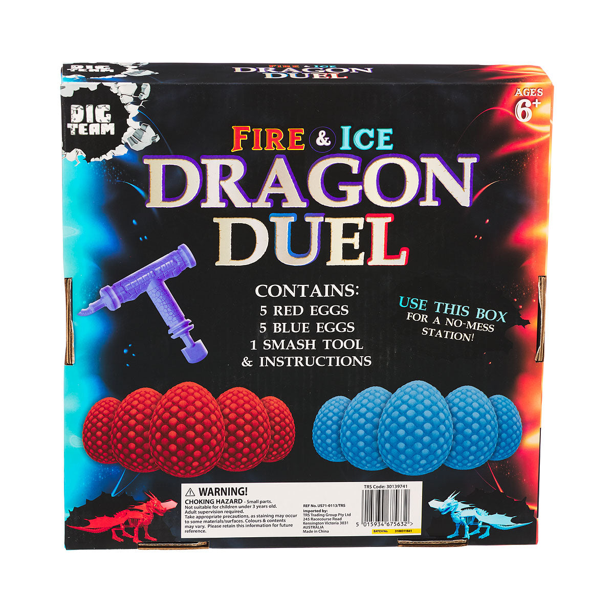 10 in 1 Fire and Ice Dragon Dig Kit