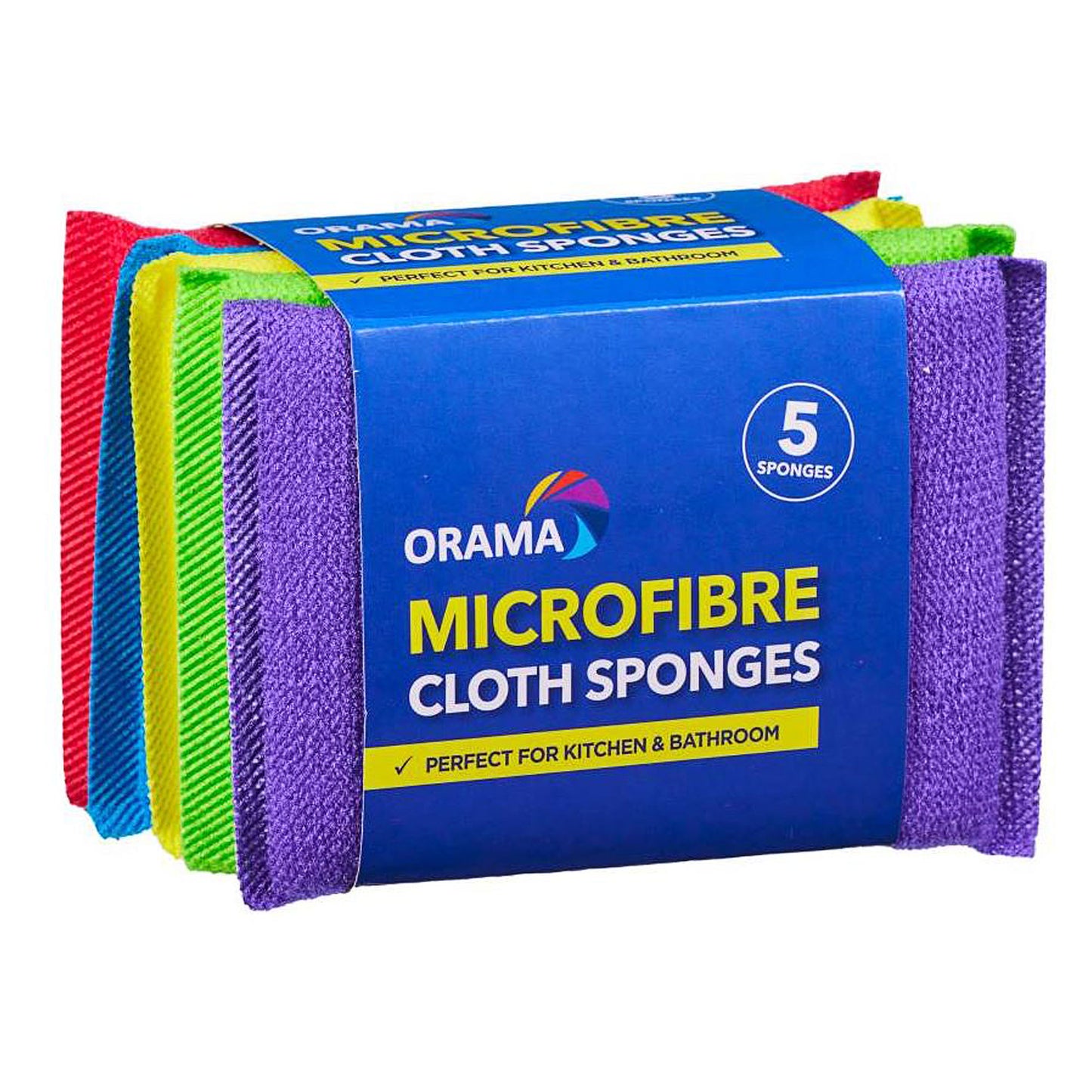 Orama Microfibre Sponges 5pk