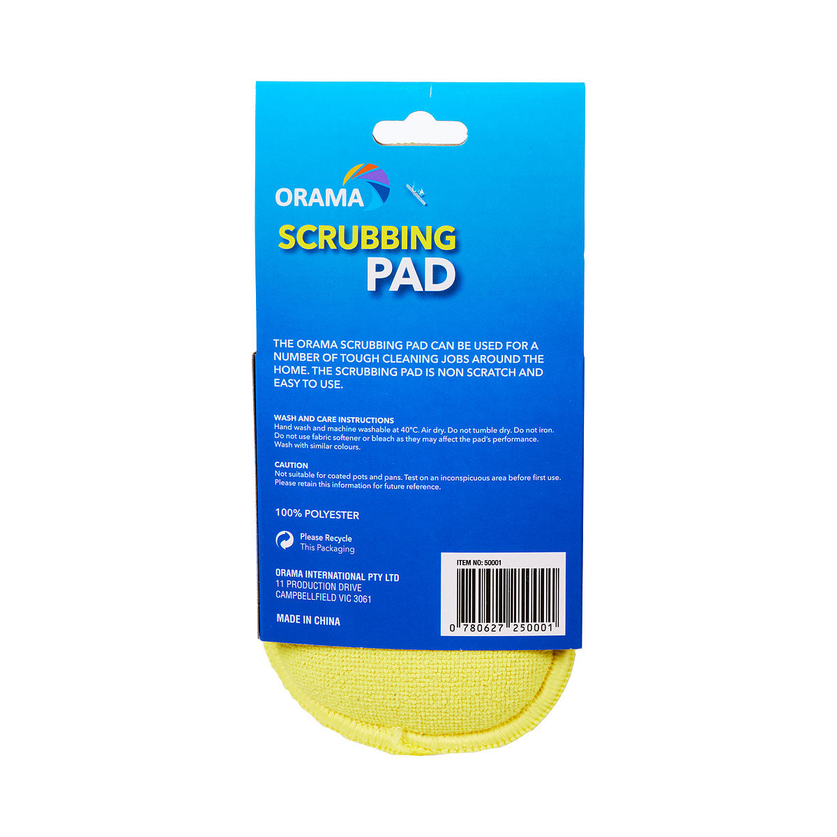 Orama Microfibre Scrubbing Pad