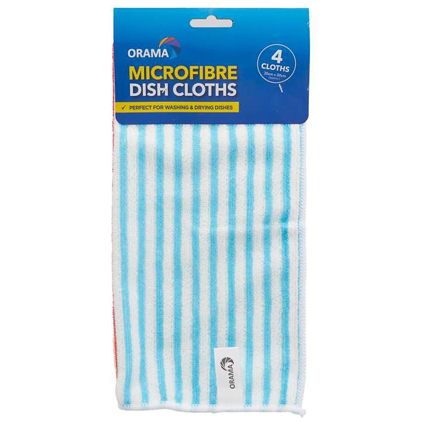 Orama Microfibre Dish Cloths 4pk