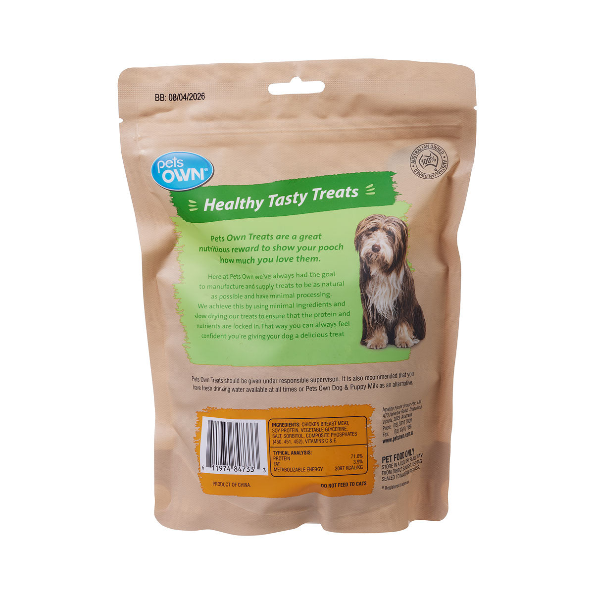 Pets Own Chicken Breast 350g