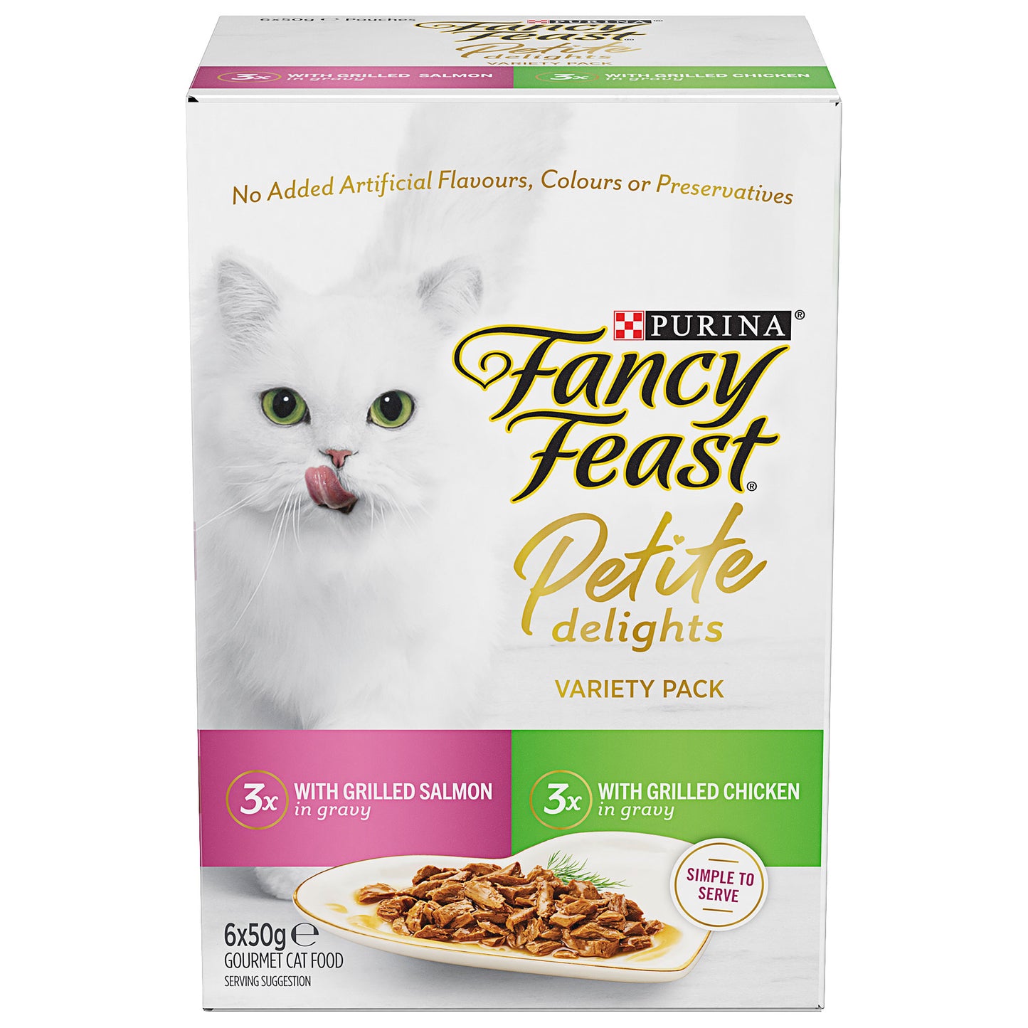 Fancy Feast Grilled Salmon & Chicken 6X50g