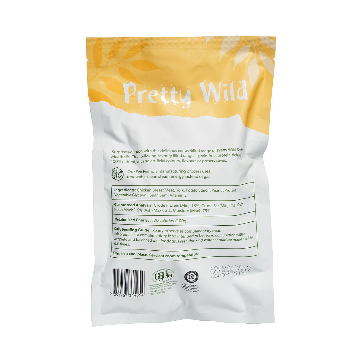 Pretty Wild Meatballs With Egg 3pk