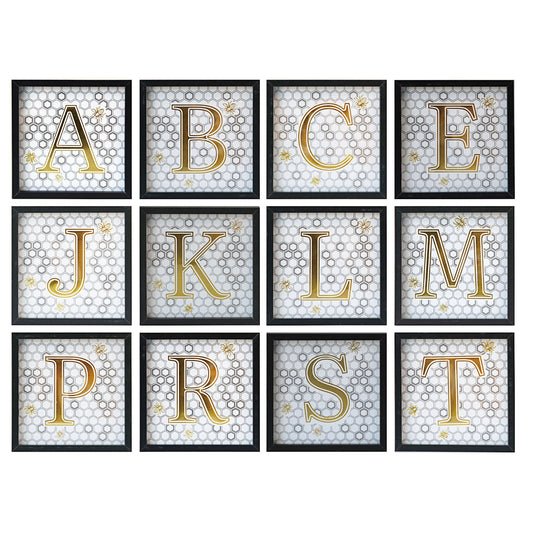 Monogram Bee Mini Frame Assorted