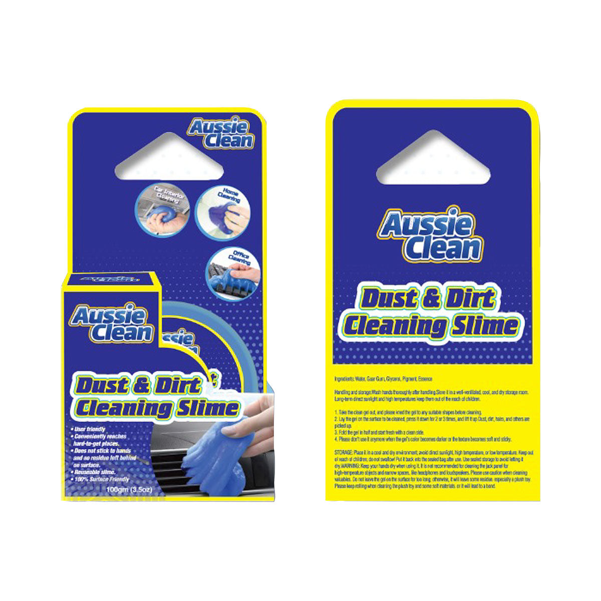 Aussie Clean Dust & Dirt Cleaning Slime 100g