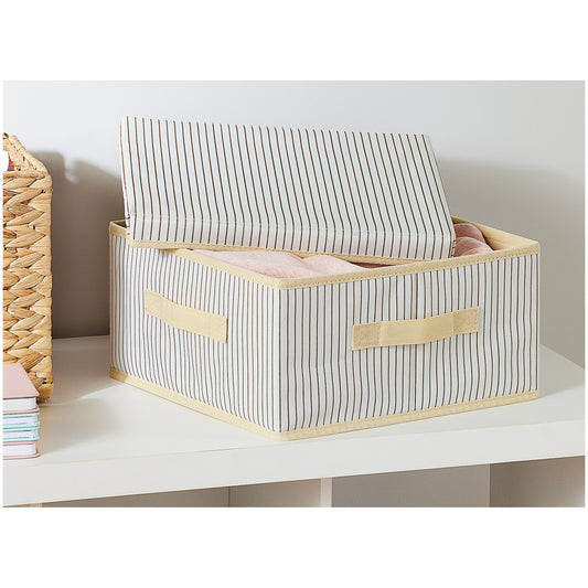Stripes Storage Box With Lid