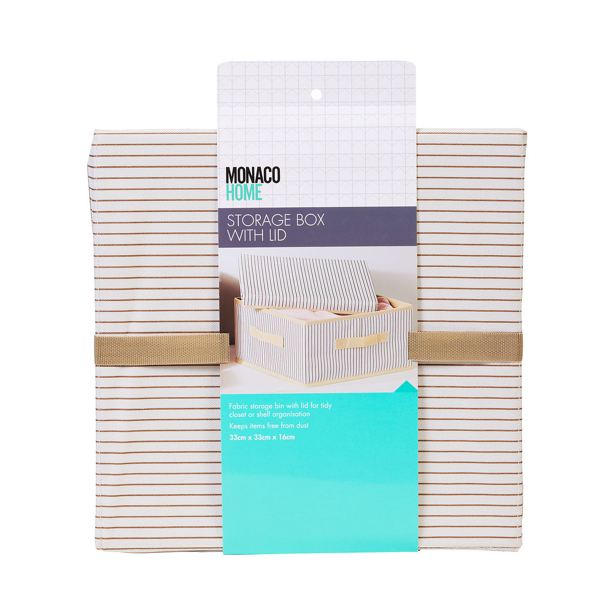 Stripes Storage Box With Lid
