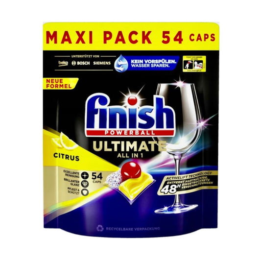 Finish Ultimate All-in-1 Tablets Lemon 54pk