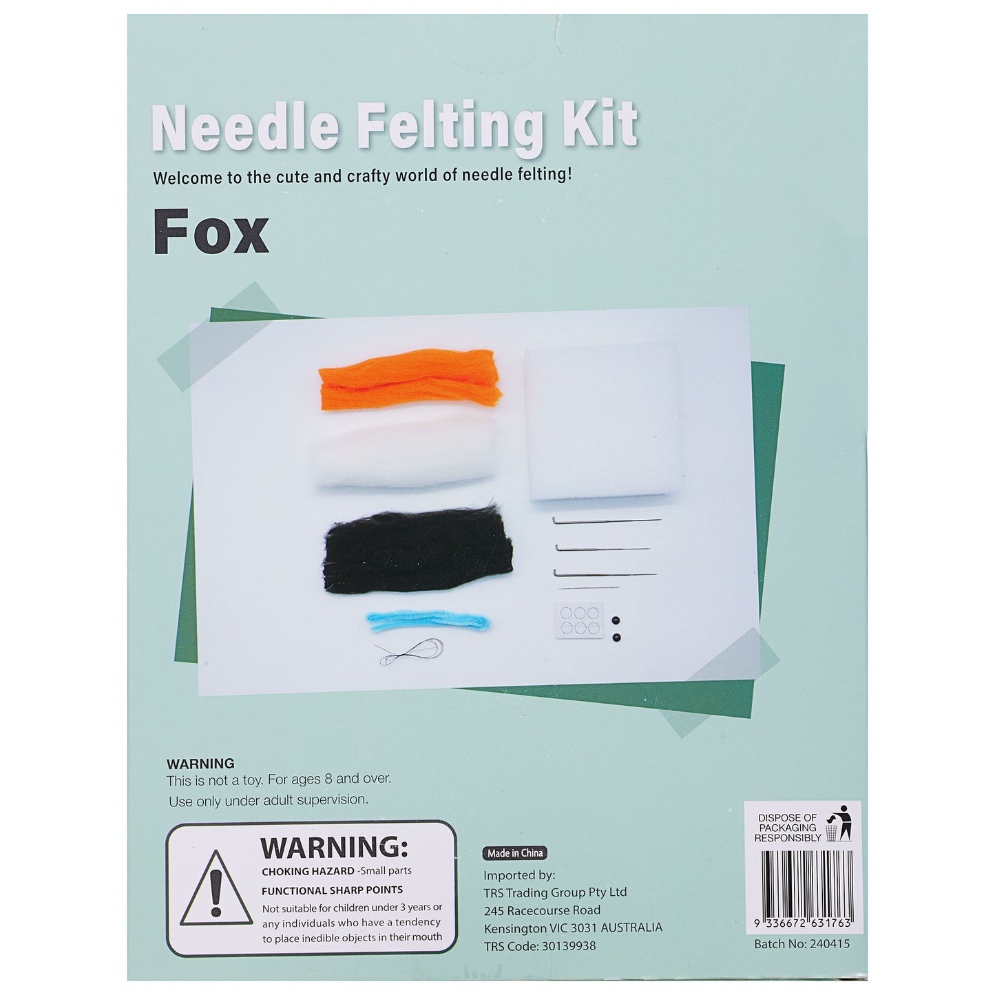Needle Felting Kit Fox