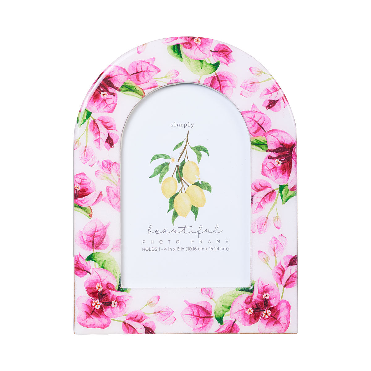 Arch Photo Frame Lemon/Villa 4x6"