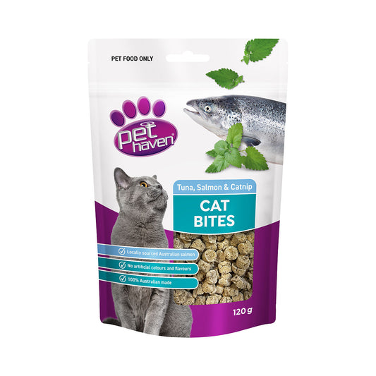 Pet Haven Salmon & Catnip 120g