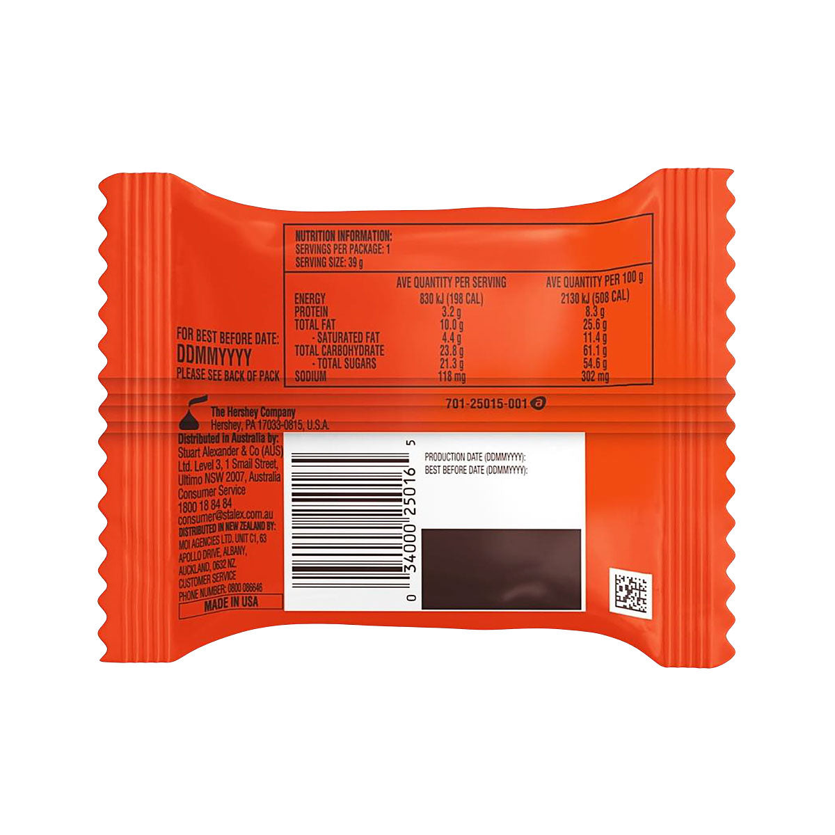 USA Reeses Big Cup Caramel 39g