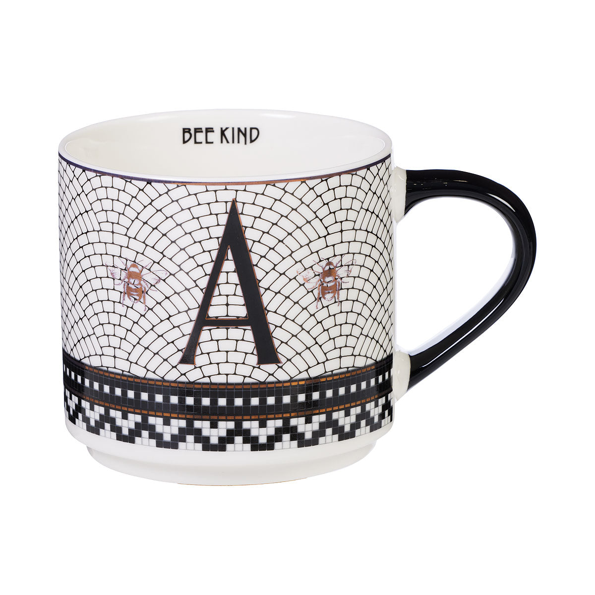 Bistro Bee Monogram Mug 370mL M/J/A