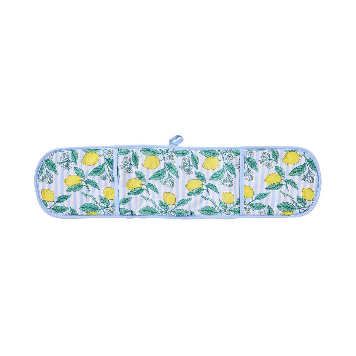 Printed Double Oven Glove Lemon