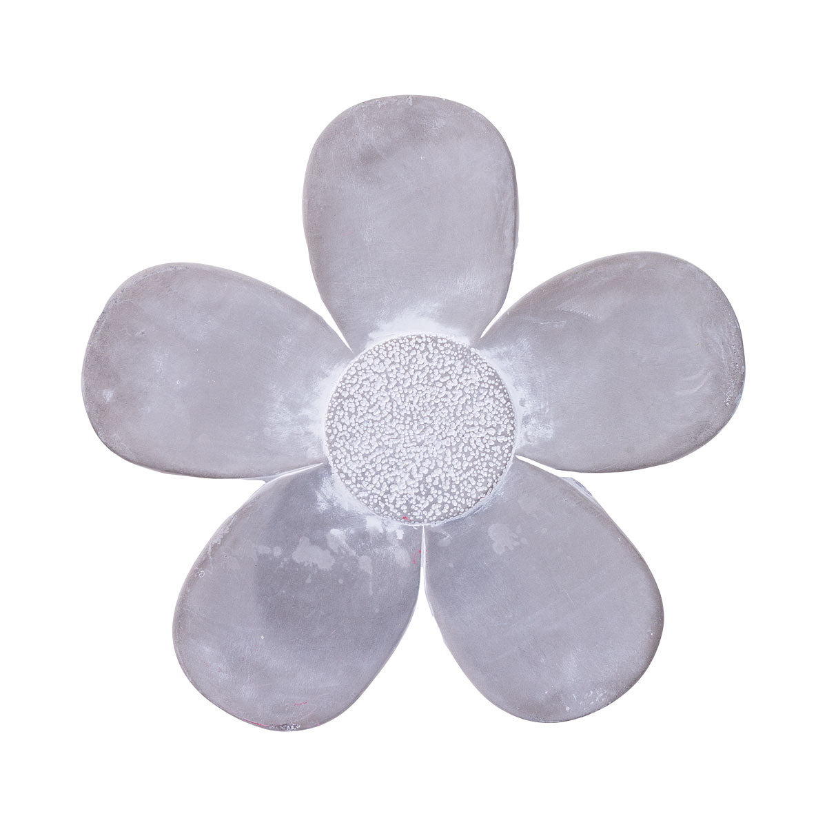 Concrete Grey Flower Stepping Stone
