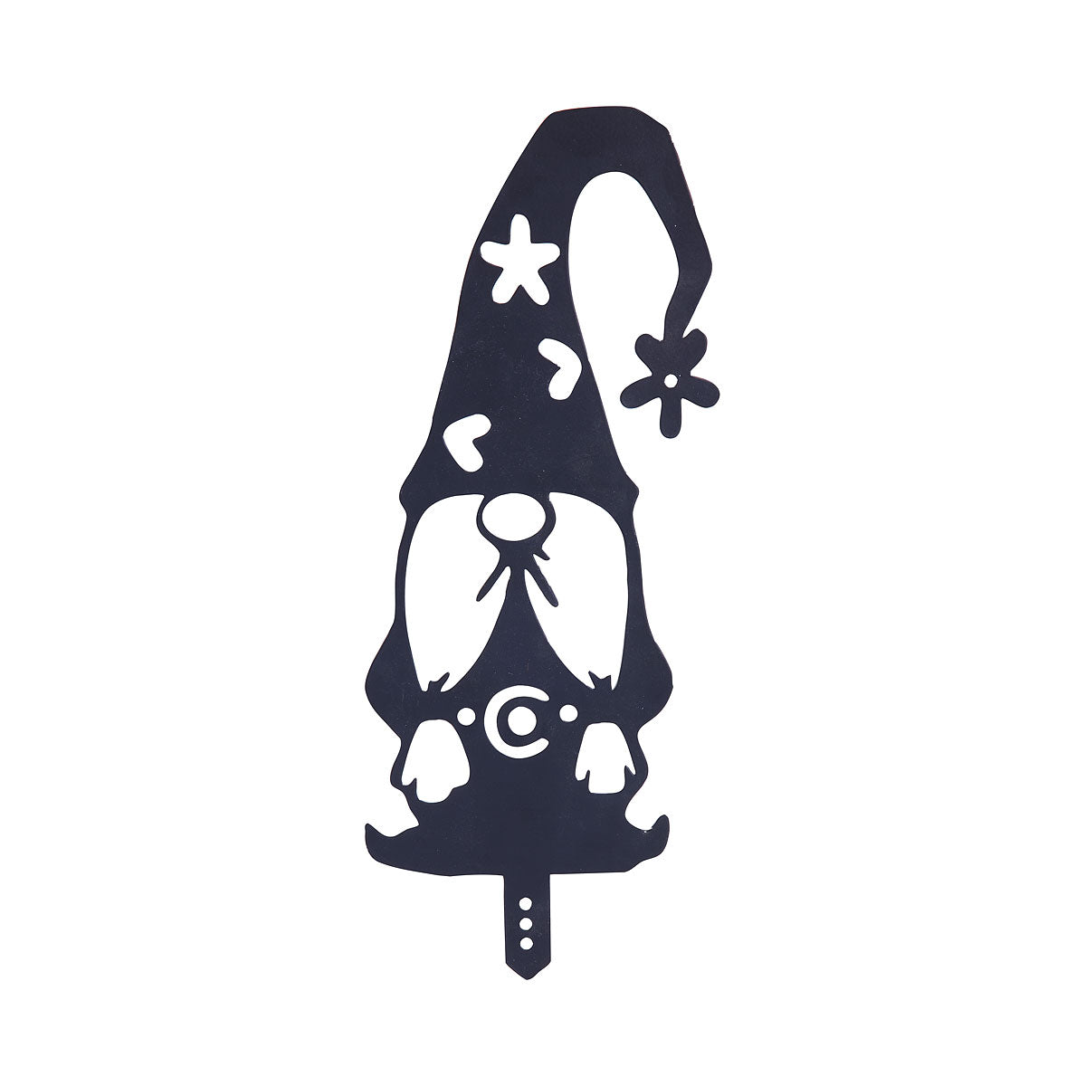 Metal Stake Gnomes Black Assorted