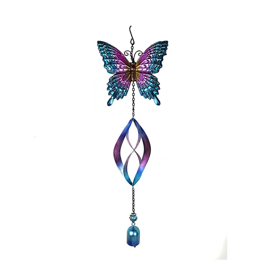 Metal Butterfly Wind Spinner