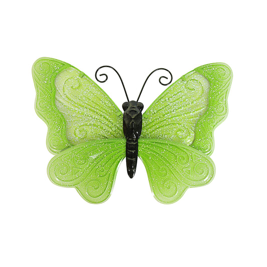 Metal Butterfly Wall Art 39x1.5x26.5cm