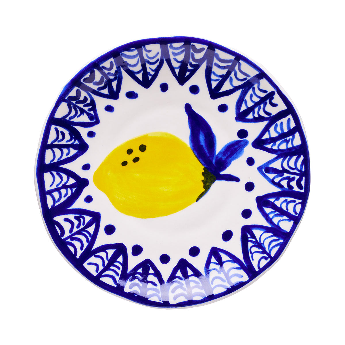 Painted Lemons Cake Plate Assorted