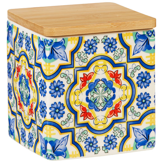 Porto Tile Square Canister Assorted