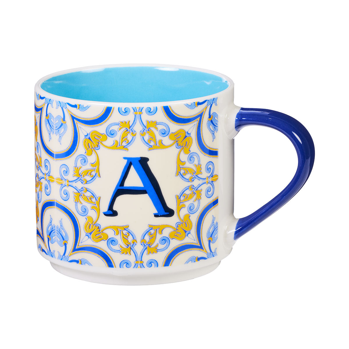 Porto Tile Monogram Mug 370mL M/J/A