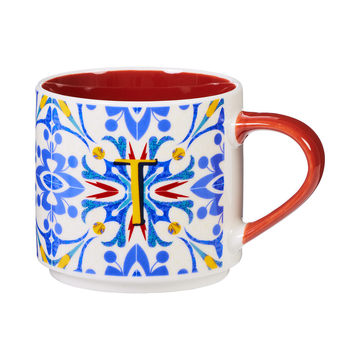 Porto Tile Monogram Mug 370mL B/E/T