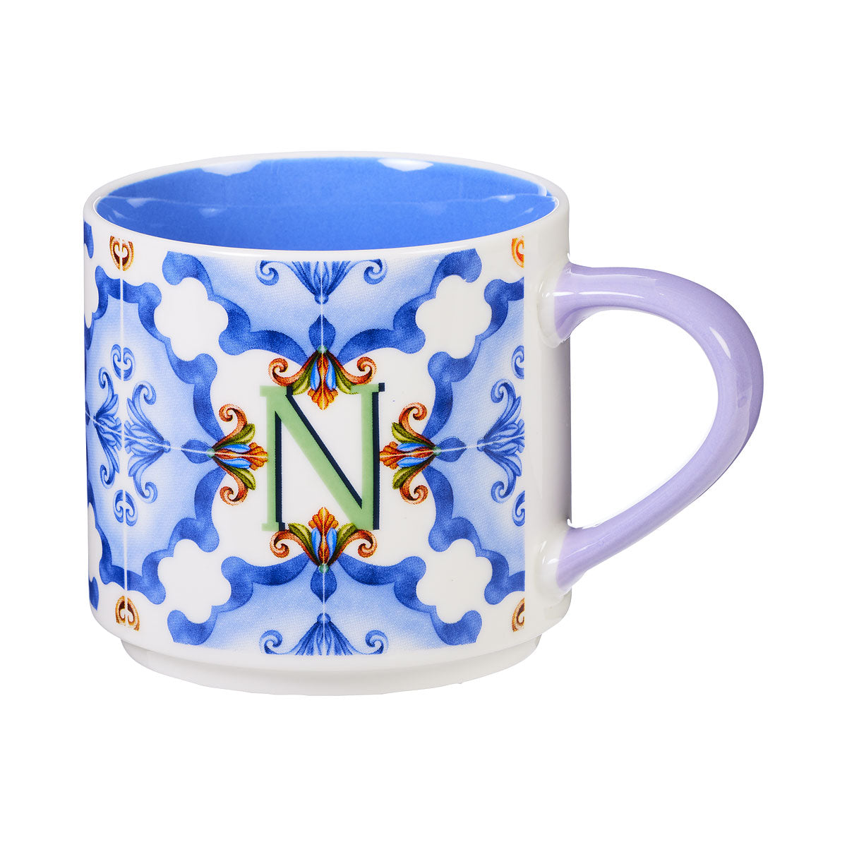 Porto Tile Monogram Mug 370mL K/H/N