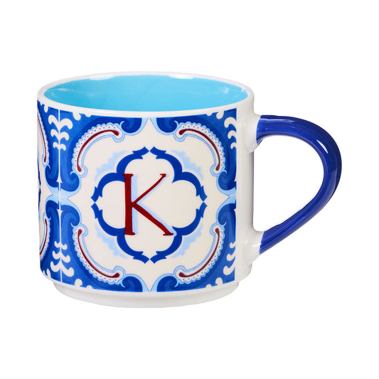 Porto Tile Monogram Mug 370mL K/H/N