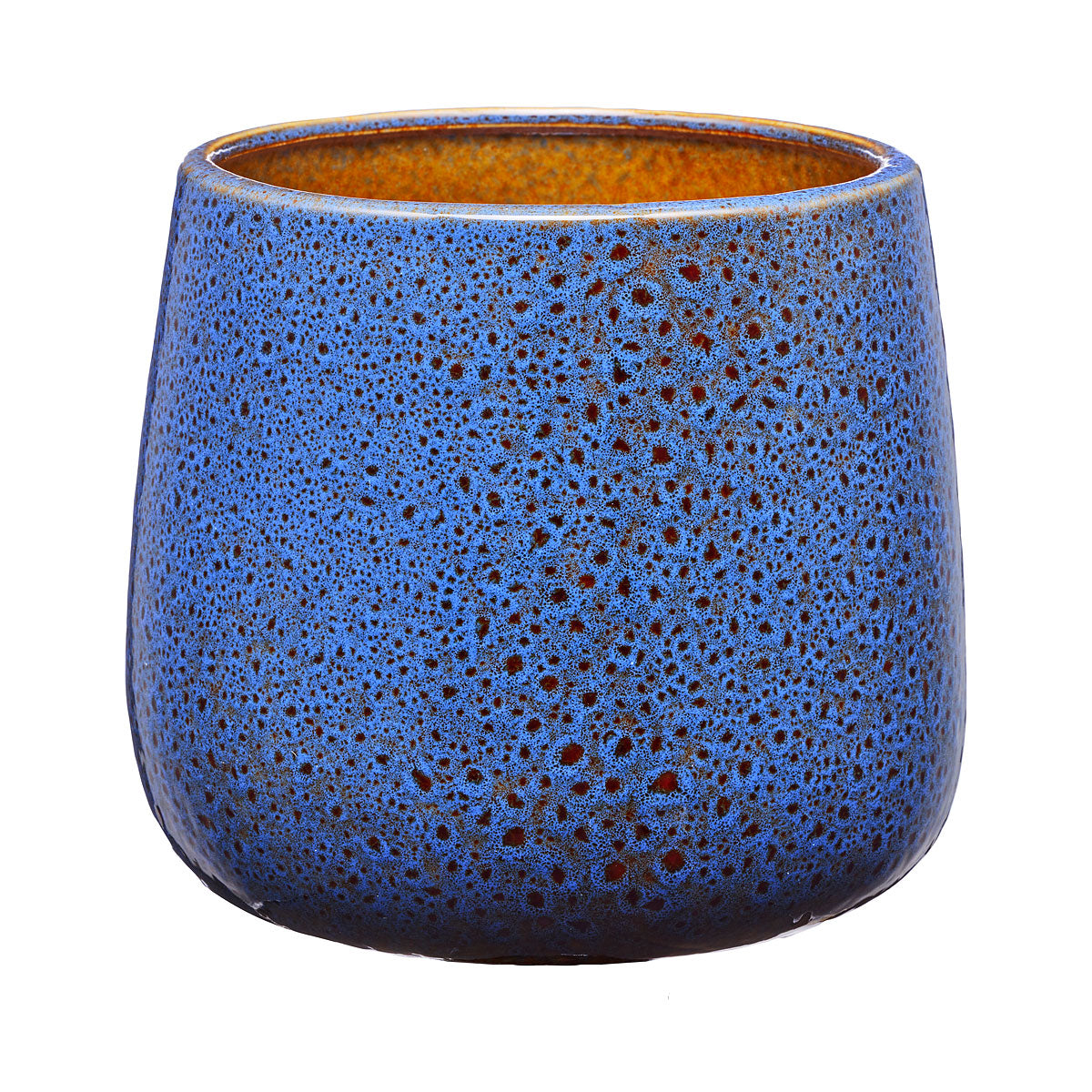 Ceramic Glazed Pot Assorted 18X16cm
